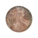 2001 American Silver eagle