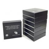 7 Empty America the Beautiful 5 oz Coin Boxes