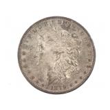 1879-O Morgan; high grade, luster, toned