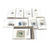 6 State Quarters in Flips + First Day Covers