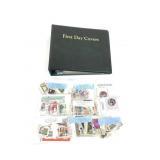 Firt Day Cover Album + Loose World Stamps Coins