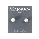 New Set Pearl Earings with Sterling