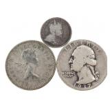Silver Washington Qtr and Canadian Qtr