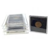 5 Indian Head Cents Nickel/Copper 1891, 1898, 1899