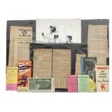 E - Mid 20th C Baseball & Football Wrigley +