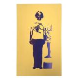 Mid 20th C Screen Print Counter Culture Poster