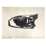 Donald  Print  Face 23 1/2 x 33 1/4