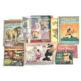 1930's Chidrens Bks Linen & Adver Trade & Activity