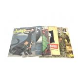 6 Men's Magazines 1950's-1960's Sports Illus.