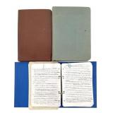 3 Manuscript Notebooks full of Book Reviews 1960'+
