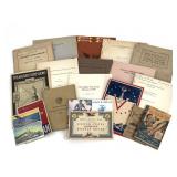 18 PB & Ephemera  Solders War Society 1848 - WW 2