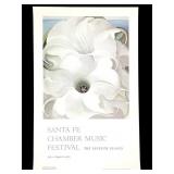 O'Keeffe 1979 Santa Fe Chamber Music Fest Poster