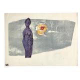 Donald Sutphin Susanna Block Print