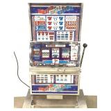 Vintage IGT Red White & Blue Slot Machine