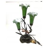 Dale Tiffany Dragonfly Lily Table Lamp #1 Works