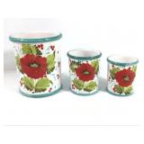 Pioneer Woman Floral Canister Set
