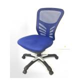 Blue Mess Back Swivel Office Chair