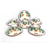 Huta Silesia Polish Enamelware Cup & Plate Set