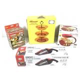 Popcorn Popper, Handheld Vacuum, Microwave Cooker+