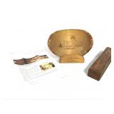Antique Pencil Box & Alaskan Tourist Items