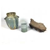 Studio Art Pottery & Porcelain Vases +