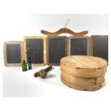 Antique Class Slates Cheese Box +