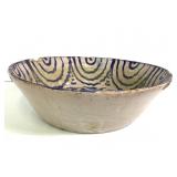 Antique Spanish Fajalauza Lebrillo Bowl