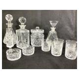 EAPG Decanters Tumblers Ashtrays+