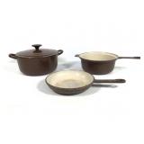 Vtg Cousances Pot Dutch Oven Skillet