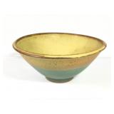 14" x 6.5" Signed Art Pottery Bowl