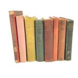 8 Antique Hardcover Books