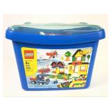 10 1/2" H Lego Box w Legos