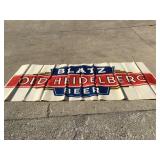 Vintage Blatz Old Heidelberg Beer Ad Poster