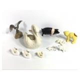Eagles Pigs Cats Goats & Swans - Figurines