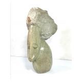 16" African Stone Sculpture & Tanderaim