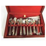 Svc for 12 + Rogers SP Eternally Yours Flatware
