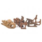 Carved Wood Animal Napkin Ring