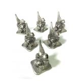 6 Pewter Menu Card Holder Ricardo Pizzimento