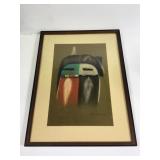 Framed Original Pastel MS Namoki