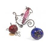 Decorative Glass Hummingbird Feeders