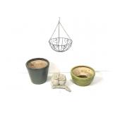 Outdoor Planters & Decorative Owls