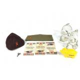Snoopy Glass bank WWII Bond Albums & Scout Hats