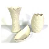 Lenox Vases & Oblong Treat Dish