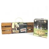 Outdoor Horseshoes & Birilli Lawn Games