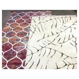 Lot of 2 Area Rugs
