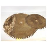 2 Large Saw Blades