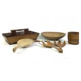 VIntage Wooden Kitchen & tableware