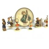 Hummel Figurines & 1971 Annual Plate