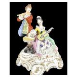 Porcelain Musical Figurine w/ Capodimonte Mark