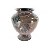 Robert Eickholt Signed Art Glass Vase c1978